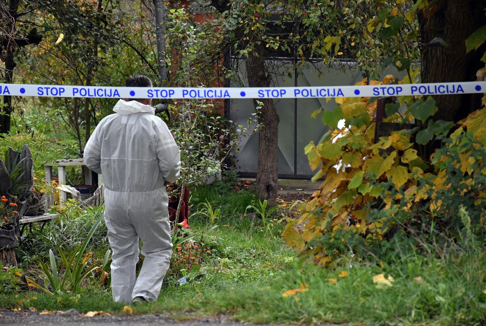 28.10.2020., Rusevo - U obiteljskoj kuci u Rusevu pronadjeno mrtvo tijelo zene (48), policija sumnja u nasilnu smrt, uhitila muskarca (58).
Photo: Ivica Galovic/PIXSELL