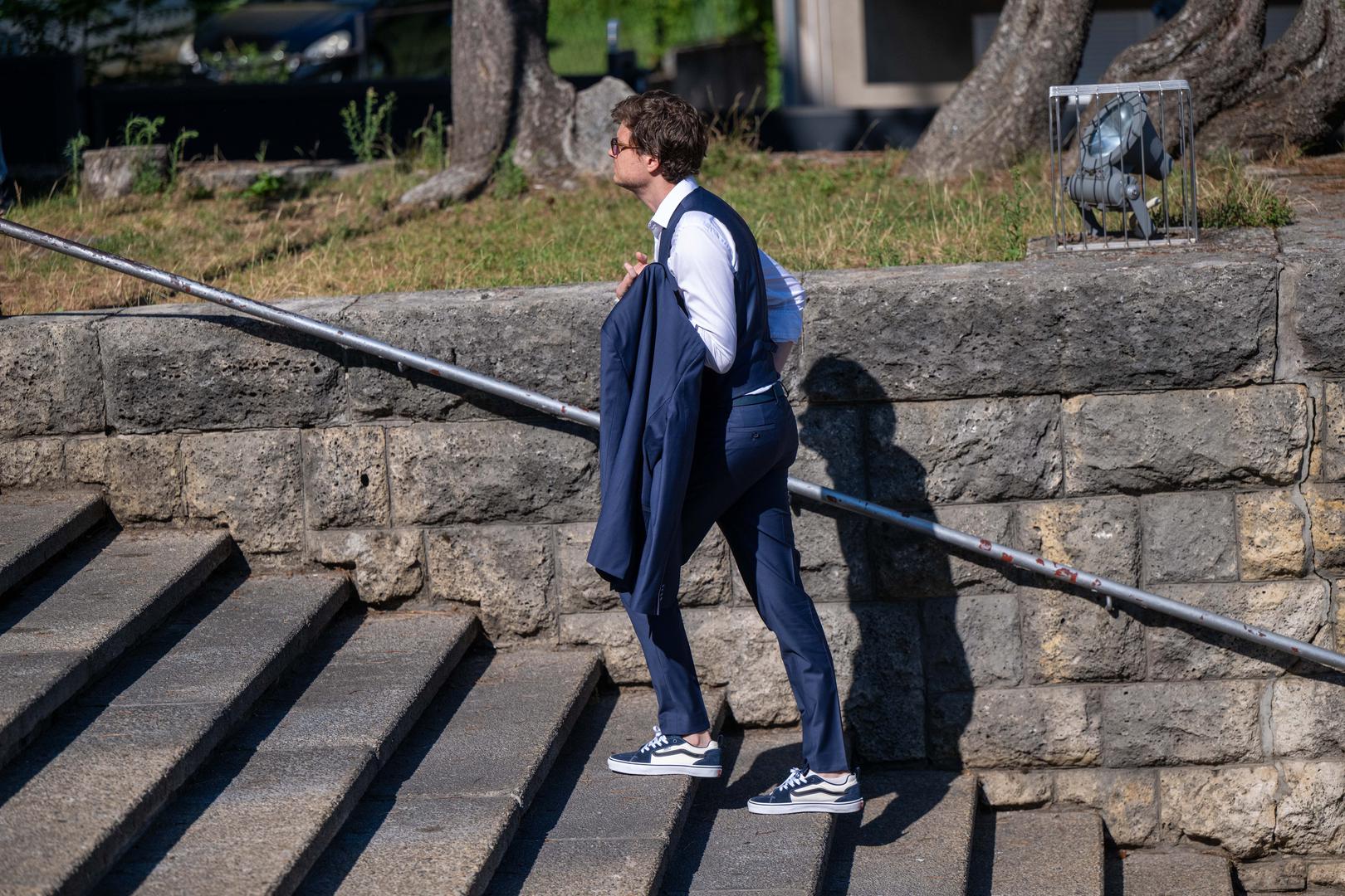 21.07.2024., Zagreb - Vjencanje Matije Cveka i Miriam Cikron u crkvi sv. Antuna Padovanskog na Svetom Duhu. Photo: Neva Zganec/PIXSELL