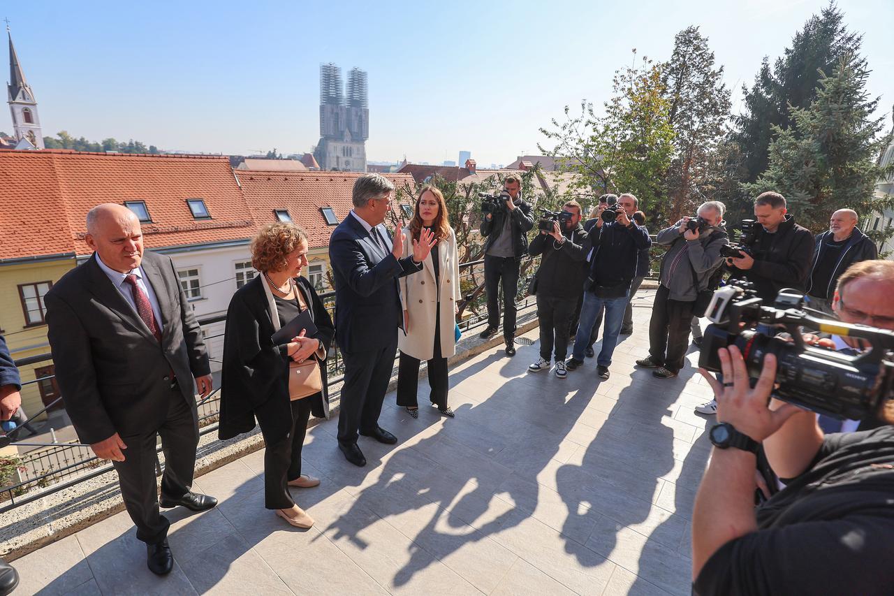 Zagreb: Predsjednik Vlade Andrej Plenković na svečanosti otvorenja obnovljene Palače Bužan