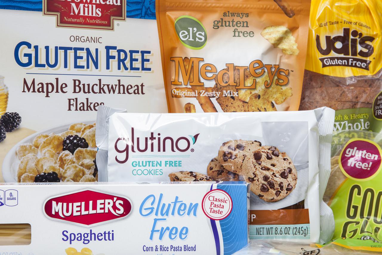 Gluten free food products.