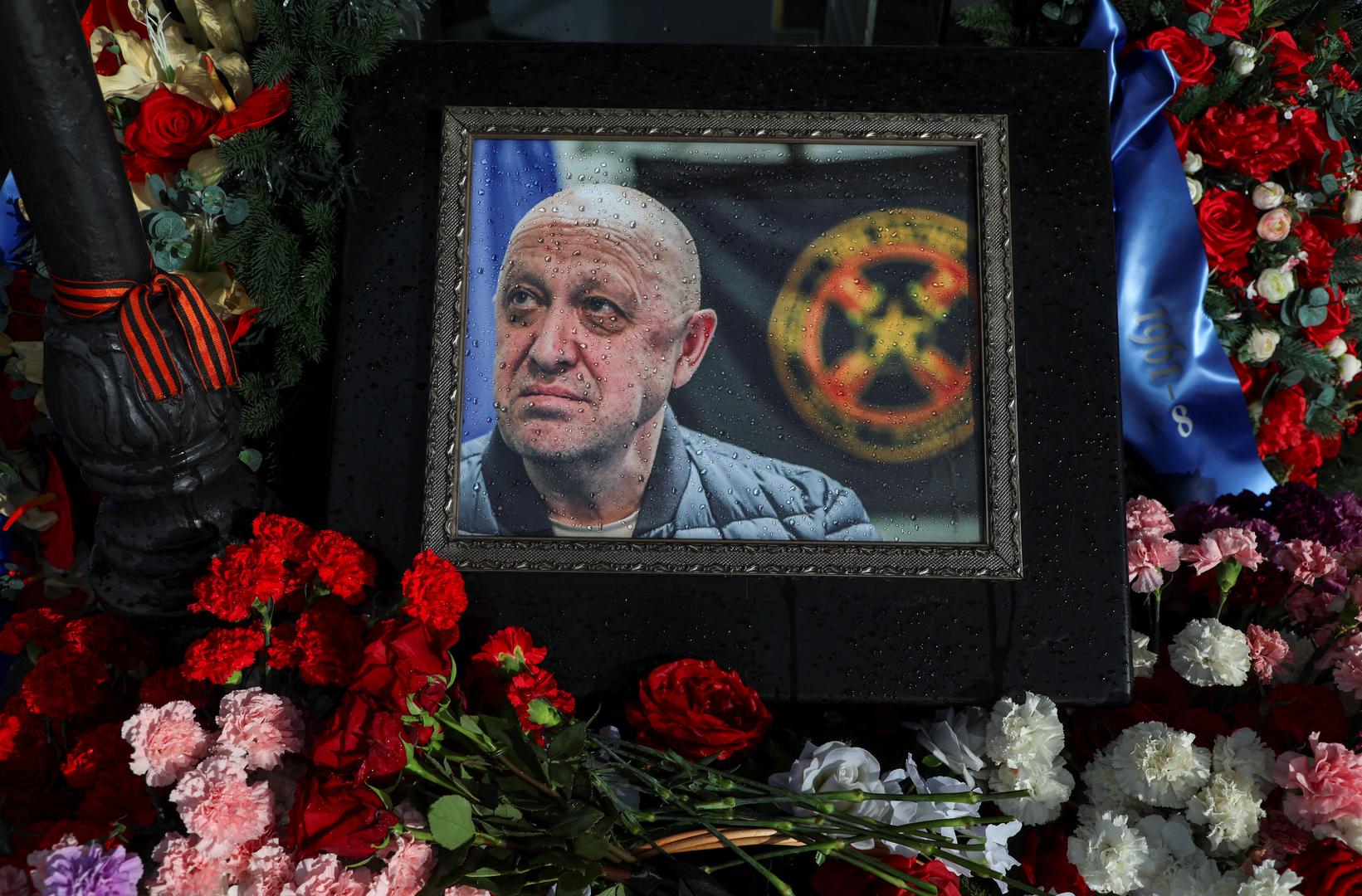 A view shows a makeshift memorial for Yevgeny Prigozhin, head of the Wagner mercenary group, as people mark 40 days since his death to respect an Orthodox tradition, in Saint Petersburg, Russia, October 1, 2023. REUTERS/Anton Vaganov Photo: ANTON VAGANOV/REUTERS