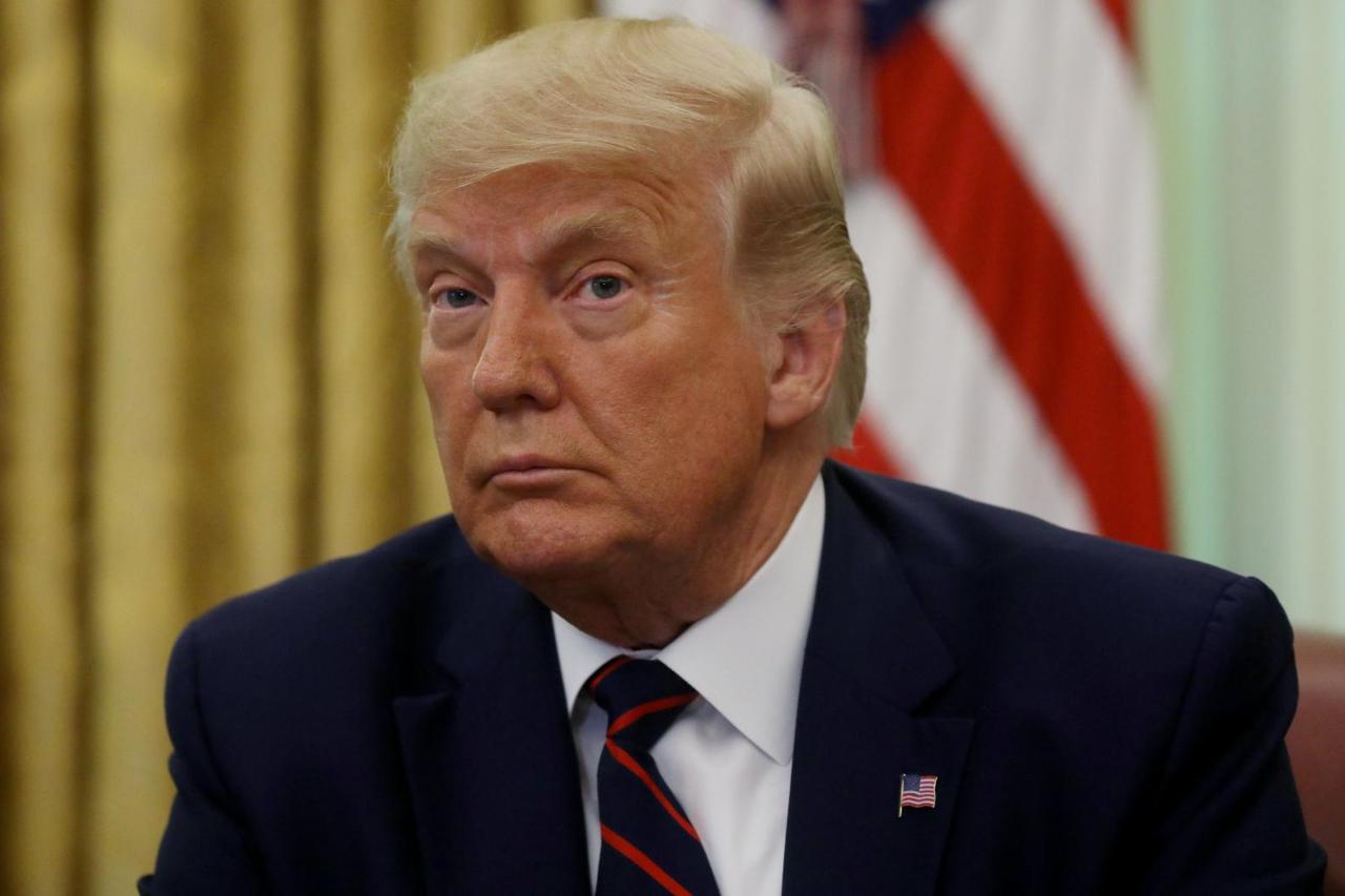 U.S. President Donald Trump hosts a signing ceremony with Serbia's President and Kosovo's Prime Minister at the White House