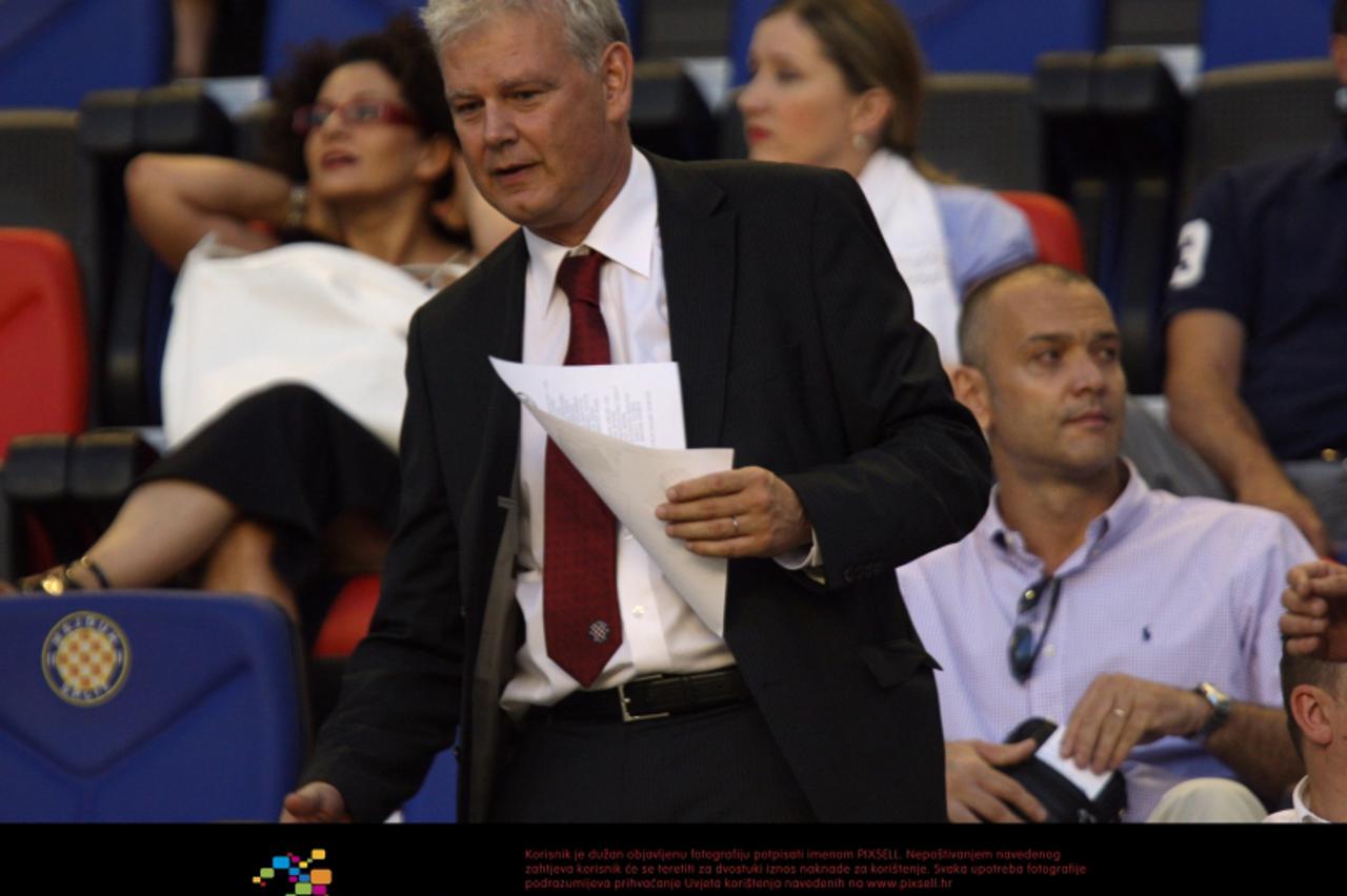 '19.07.2012., Poljud, Split - Europska liga, 2. pretkolo, Hajduk - Skonto. Predsjednik Hajduka Marin Brbic.  Photo: Ivo Cagalj/PIXSELL'