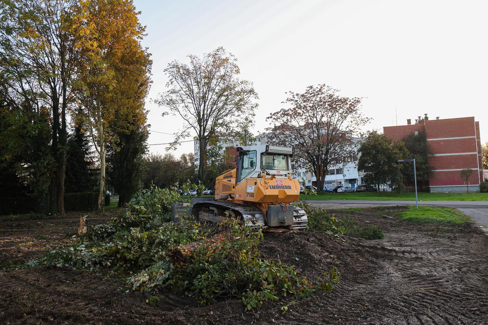 22.10.2024., Zagreb - Reportaza o prosirenju Sarajevske ulice u kojoj ce nakon radova voziti tramvaji i biti ce spojena sa Zagrebackom obilaznicom. Photo: Luka stanzl/PIXSELL