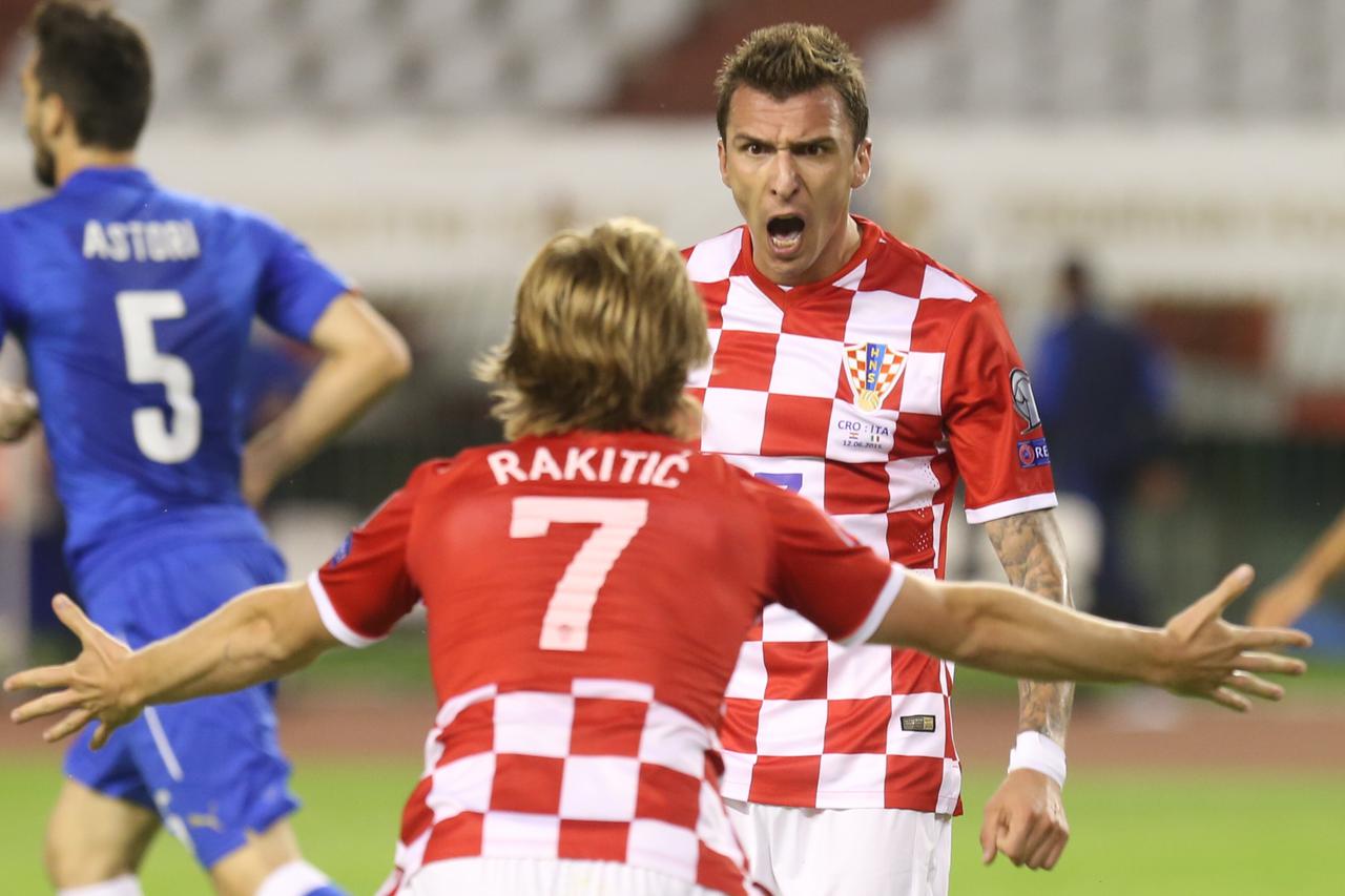 Mario Mandžukić i Ivan Rakitić