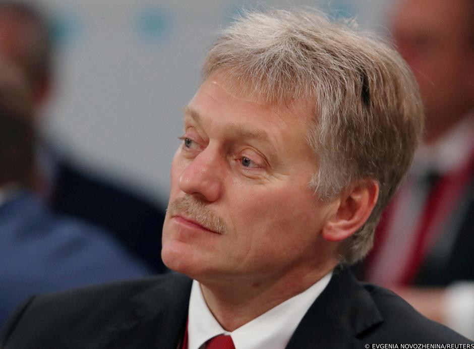 FILE PHOTO: Kremlin spokesman Dmitry Peskov attends a session of the St. Petersburg International Economic Forum in Saint Petersburg,