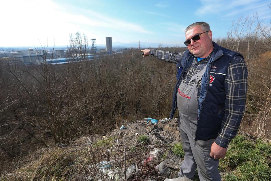 Zagreb: U blizini klizišta Kostanjek stvorilo se jezero uslijed oborina i slivnih voda