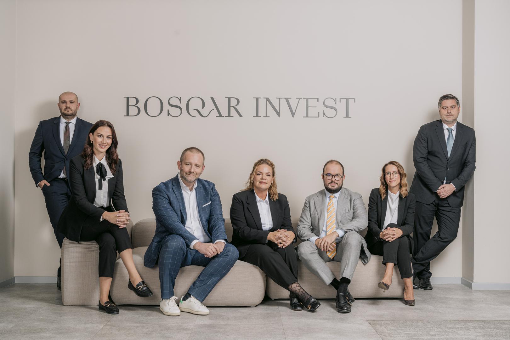 Tomislav Glavaš, Ana Babić, Darko Horvat, Tamara Sardelić, Luka Orešković, Bruna Košir i  Vanja Vlak BOSQAR INVEST