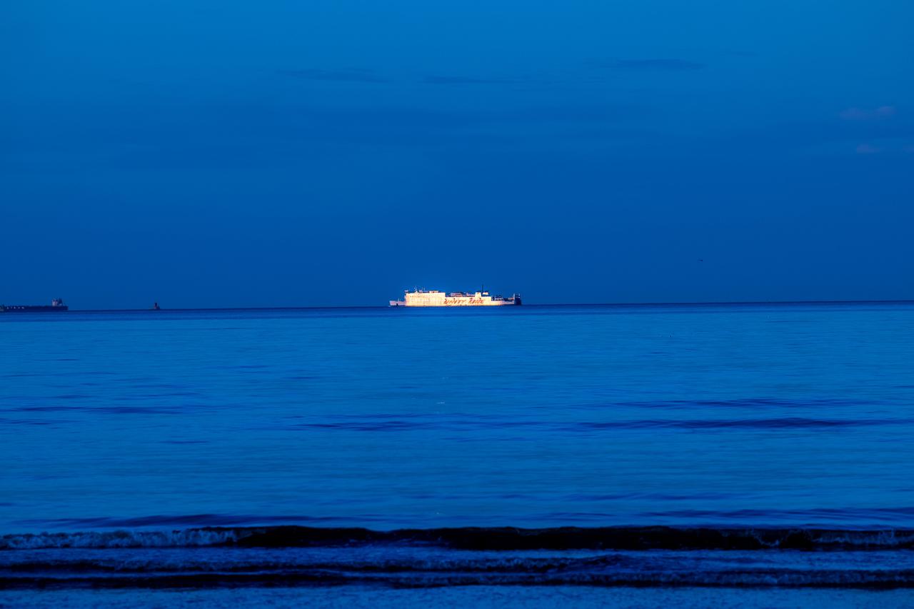 Evening atmosphere at the Baltic Sea