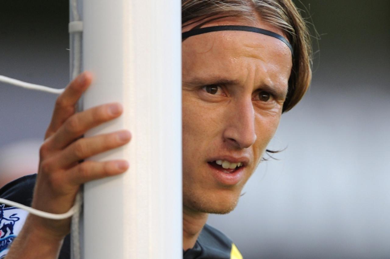 'Tottenham Hotspur\'s Luka Modric during the game against Athletic Club Bilbao. Photo: Press Association/Pixsell'