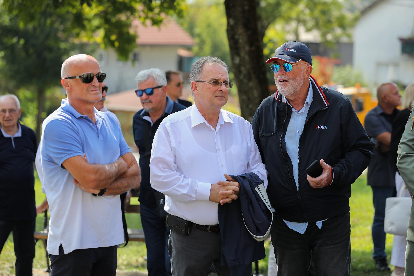 07.09.2023., Zagreb - Posljednji ispracaj generala Antona Tusa na groblju Mirogoj. Brojne osobe iz javnog zivota dosle su se posljednji puta oprostiti od preminulog generala Hrvastke vojske. Ivan Selak Photo: Jurica Galoic/PIXSELL