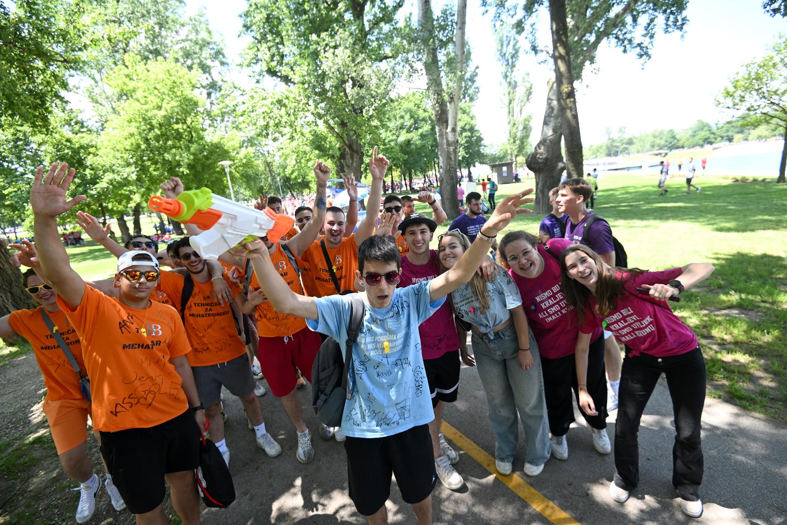 24.05.2024., Zagreb - Zagrebacki maturanti na Bundeku proslavili kraj srednjoskolskog obrazovanja. Photo: Neva Zganec/PIXSELL