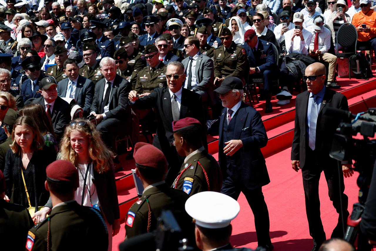 80th anniversary of D-Day in Colleville-sur-Mer