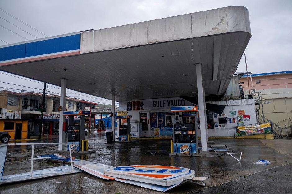 Hurricane Fiona landfalls in Puerto Rico