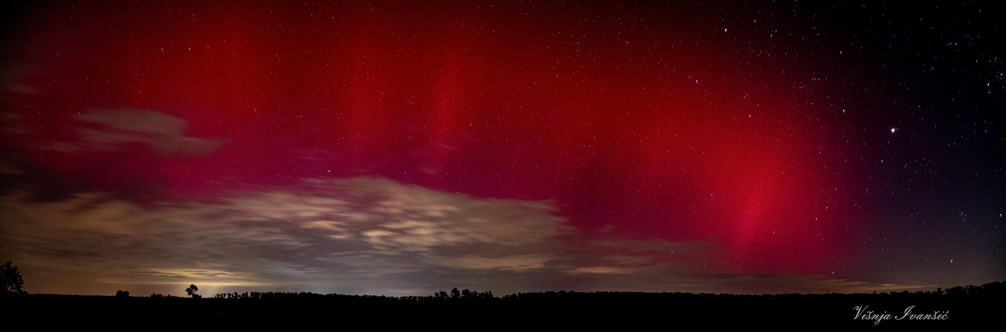 Astronomsko astronautičko društvo "Orion" najavilo je ranije kako se očekuje auroralna aktivnost.

