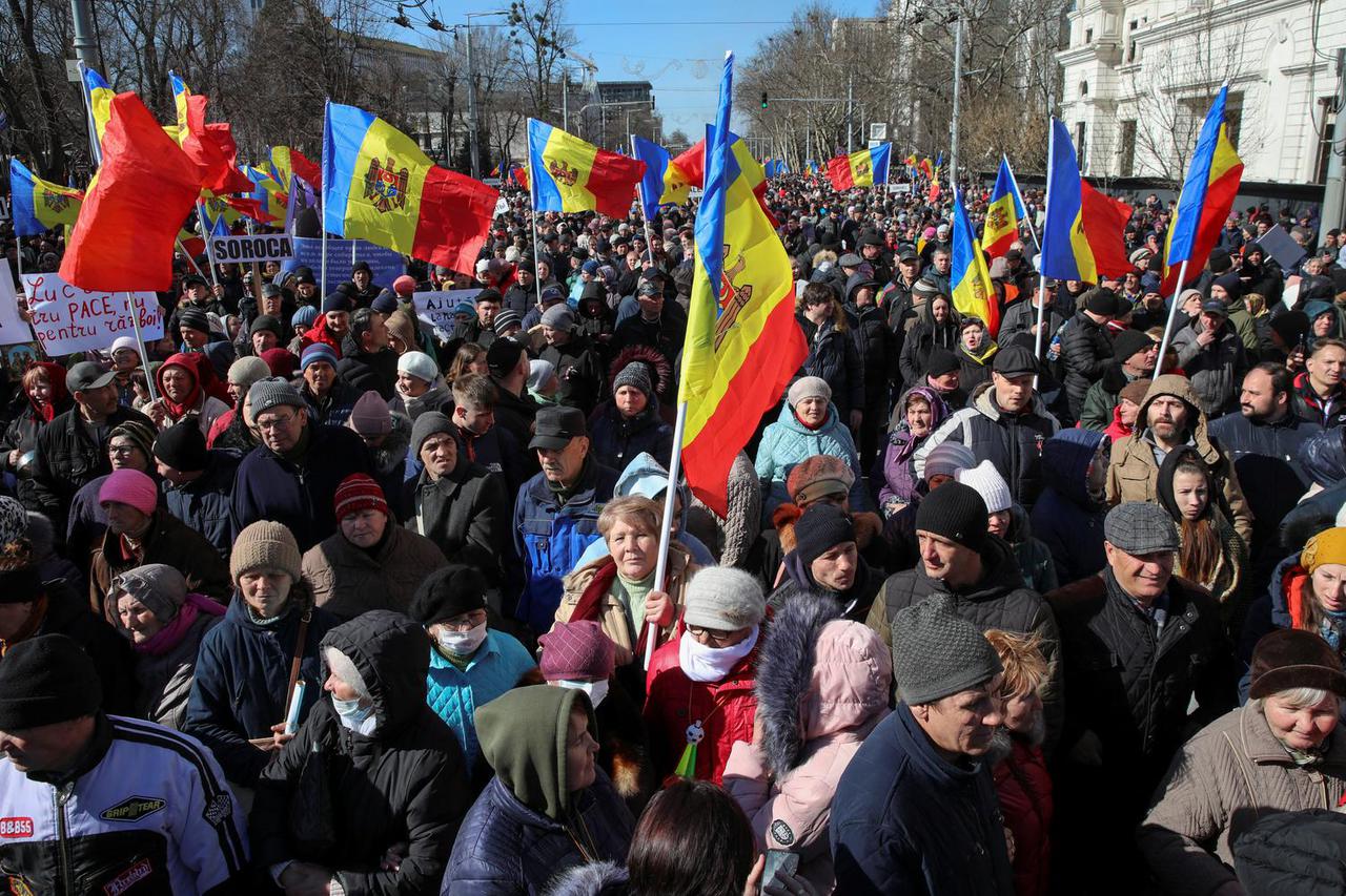 Opposition rally in Chisinau