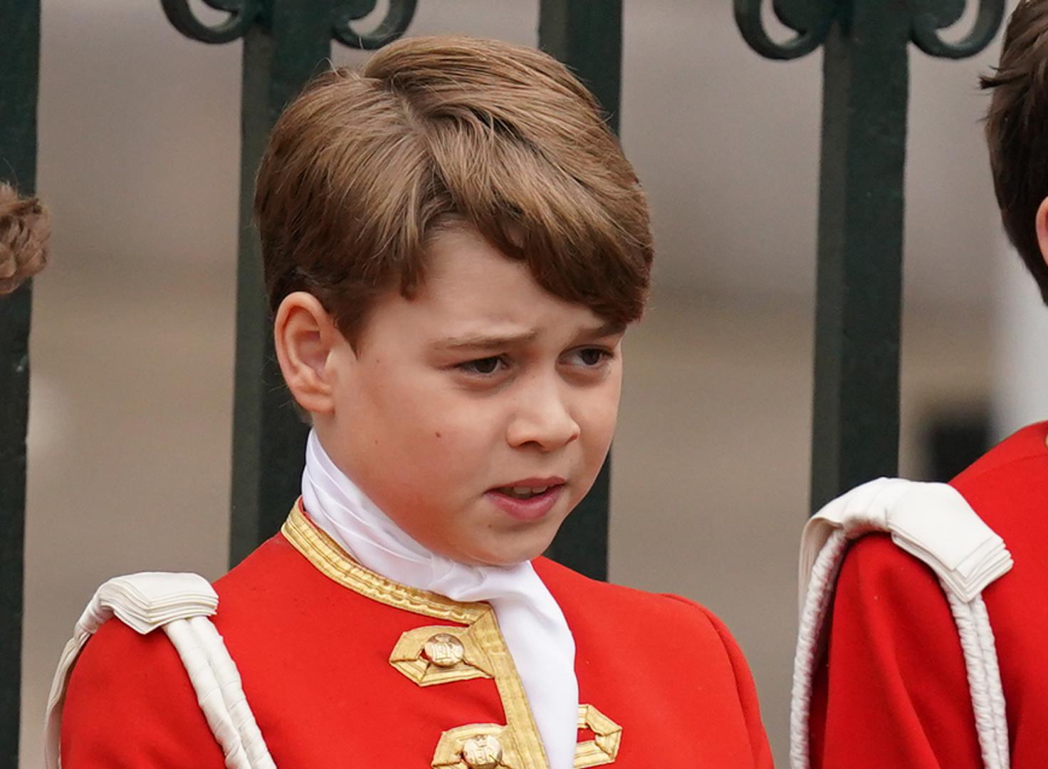 Prince George ahead of the coronation ceremony of King Charles III and Queen Camilla at Westminster Abbey, central London. Picture date: Saturday May 6, 2023. Photo: Jacob King/PRESS ASSOCIATION