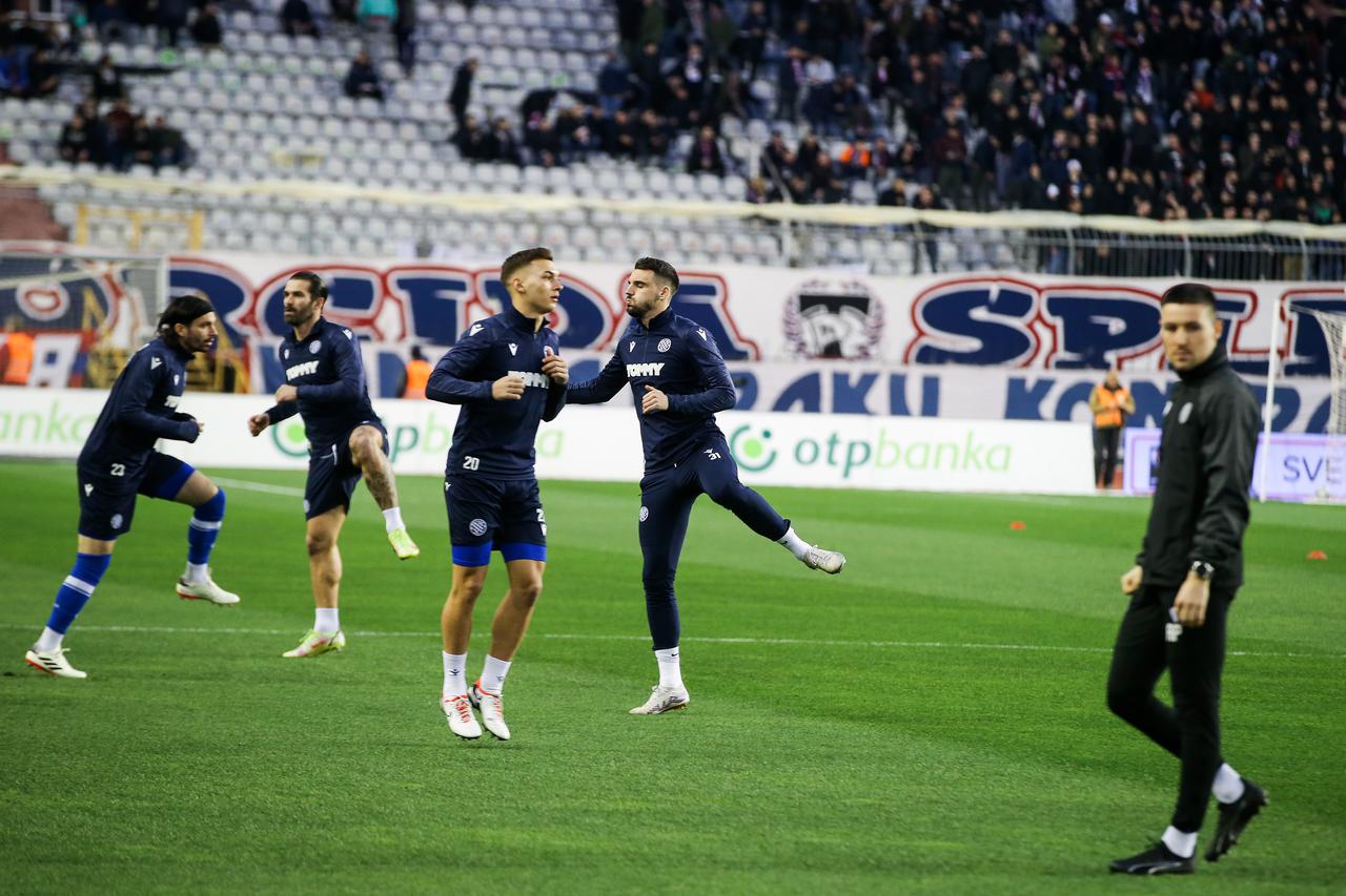 Split: Hajduk i Rijeka susreli se u utakmici 20. kola HNL-a 