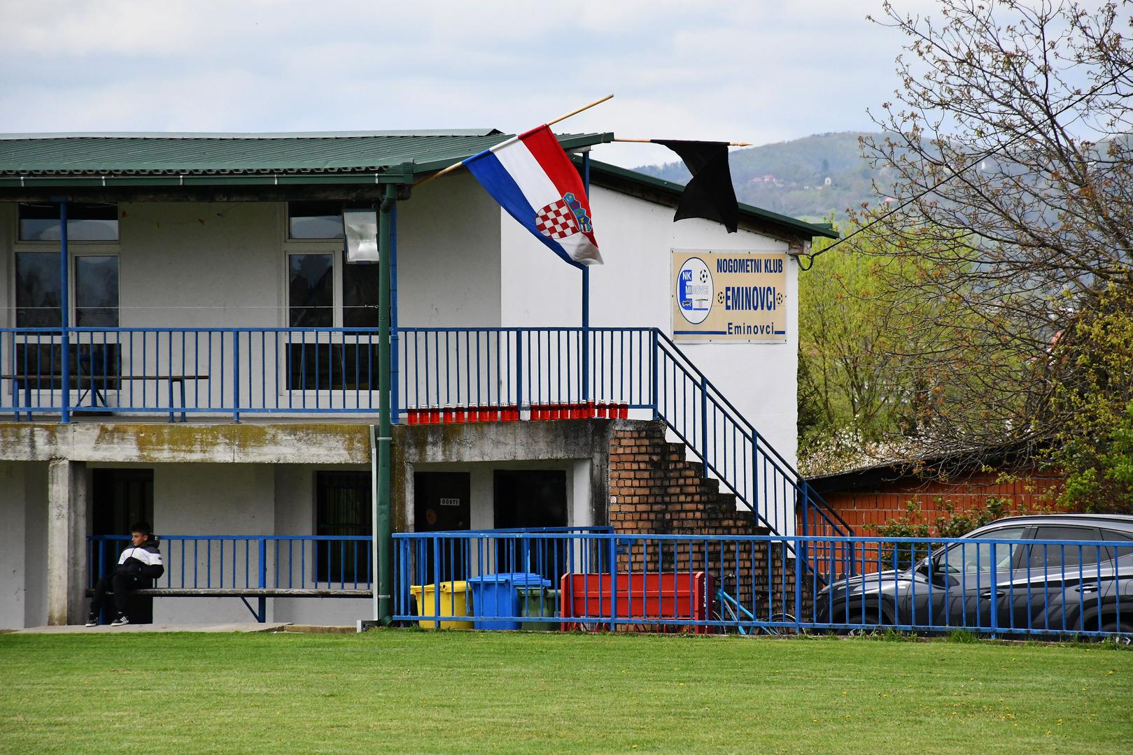 15.04.2023., Pozega - Pogled na NK Eminovci u kojem je trenirao Jakov Bockaj, 20-godisnjak i mladi vojnik kojeg je nasmrt pretukao 21-godisnjak.   Photo: Ivica Galovic/PIXSELL