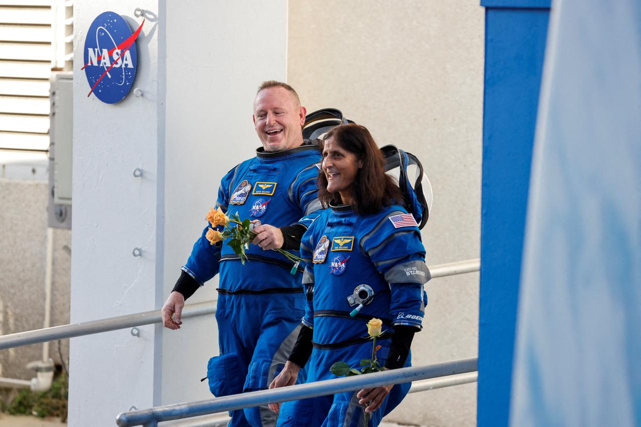 FILE PHOTO: Boeing's Starliner-1 Crew Flight Test (CFT) mission on a United Launch Alliance Atlas V rocket to the International Space Station, in Cape Canavera