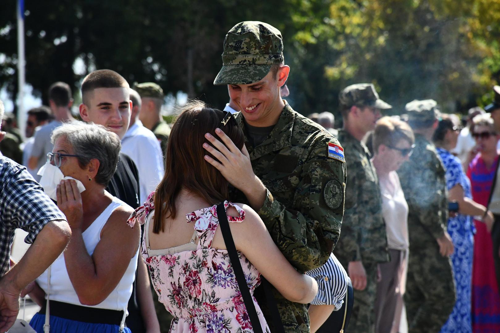 30.08.2024., Pozega - Predsjednik Republike i vrhovni zapovjednik Oruzanih snaga Republike Hrvatske Zoran Milanovic sudjelovao je na svecanoj prisezi 43. narastaja rocnih vojnika na dragovoljnom vojnom osposobljavanju u Pozegi. Photo: Ivica Galovic/PIXSELL