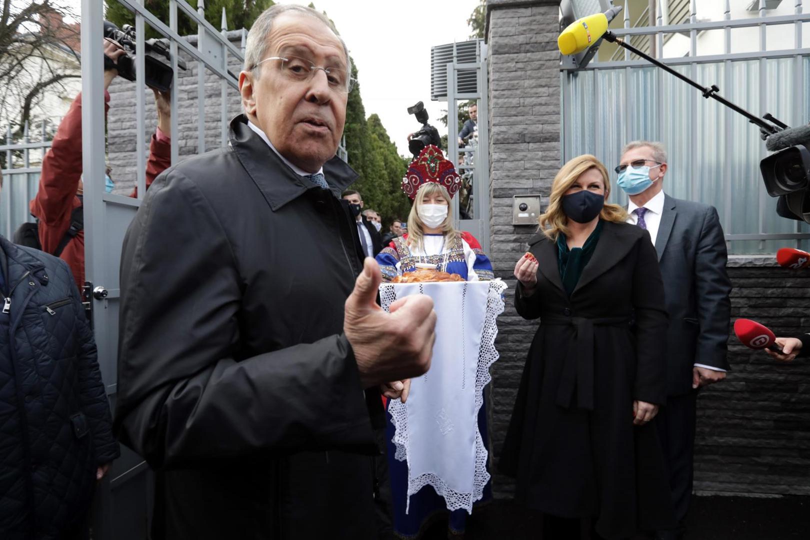 16.12.2020. Zagreb -  Ministar vanjskih poslova Ruske Federacije Sergej Lavrov na svecanom otvorenju nove zgrade Veleposlanstva Ruske Federacije,.

Photo: Robert Anic/PIXSELL