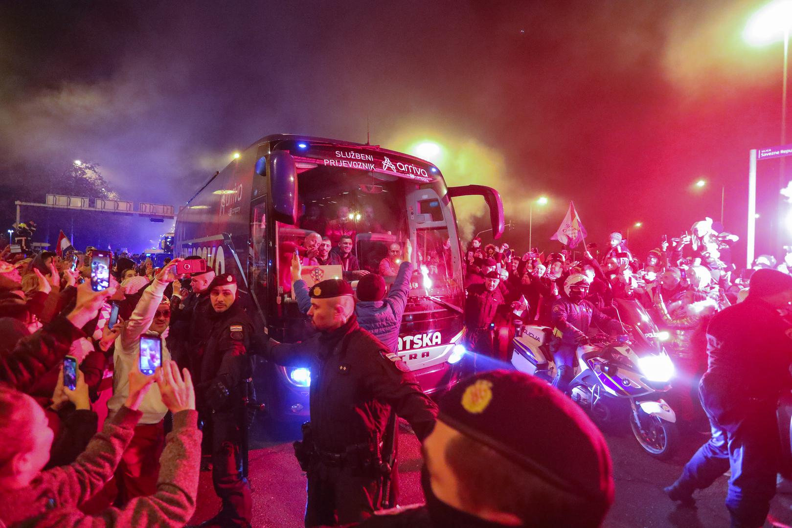 18.12.2022., Zagreb - Svecani docek hrvatske nogometne reprezentacije u Zagrebu nakon osvojenog treceg mjesta na Svjetkom prvenstvu u Katru. Photo: Kristina Stedul Fabac/PIXSELL