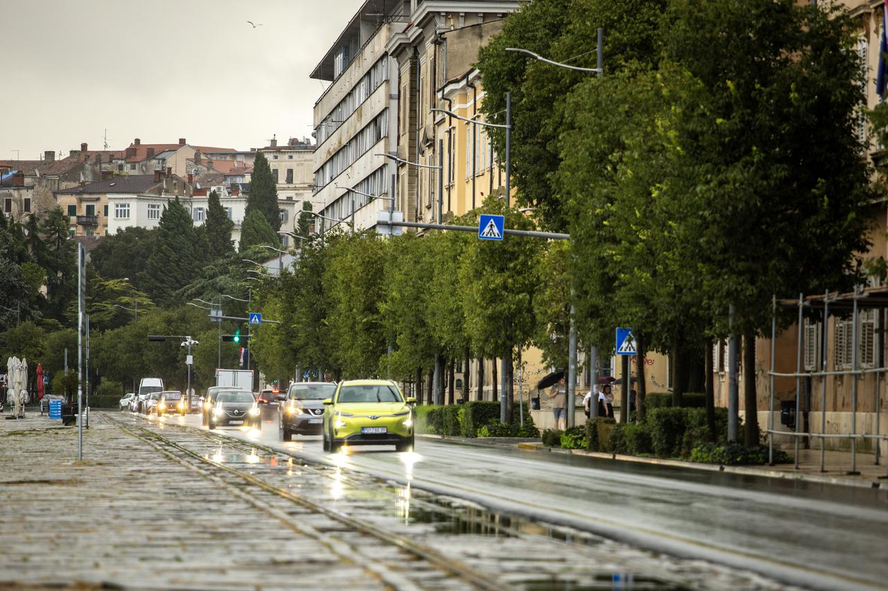 Kišno vrijeme u Puli