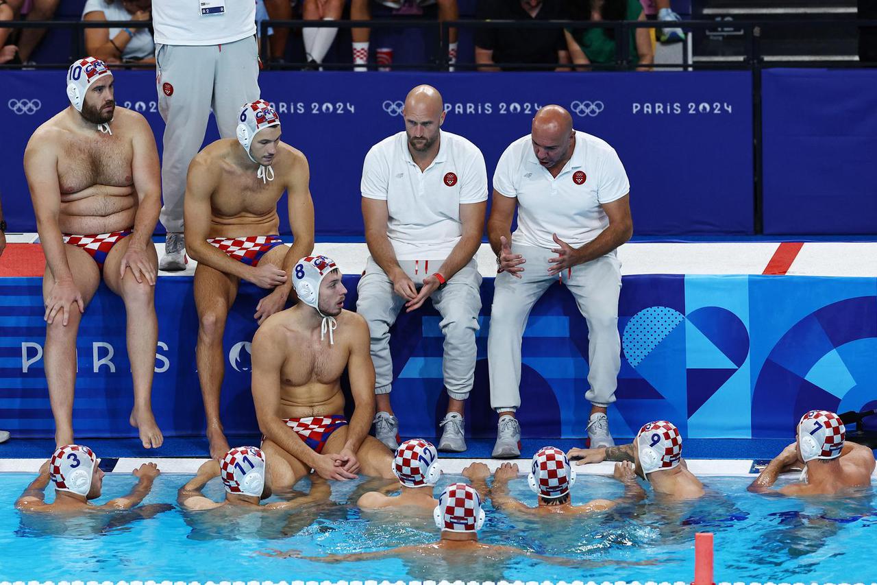 Susret Hrvatske i Španjolske u četvrtfinalu Olimpijskih igara u Parizu