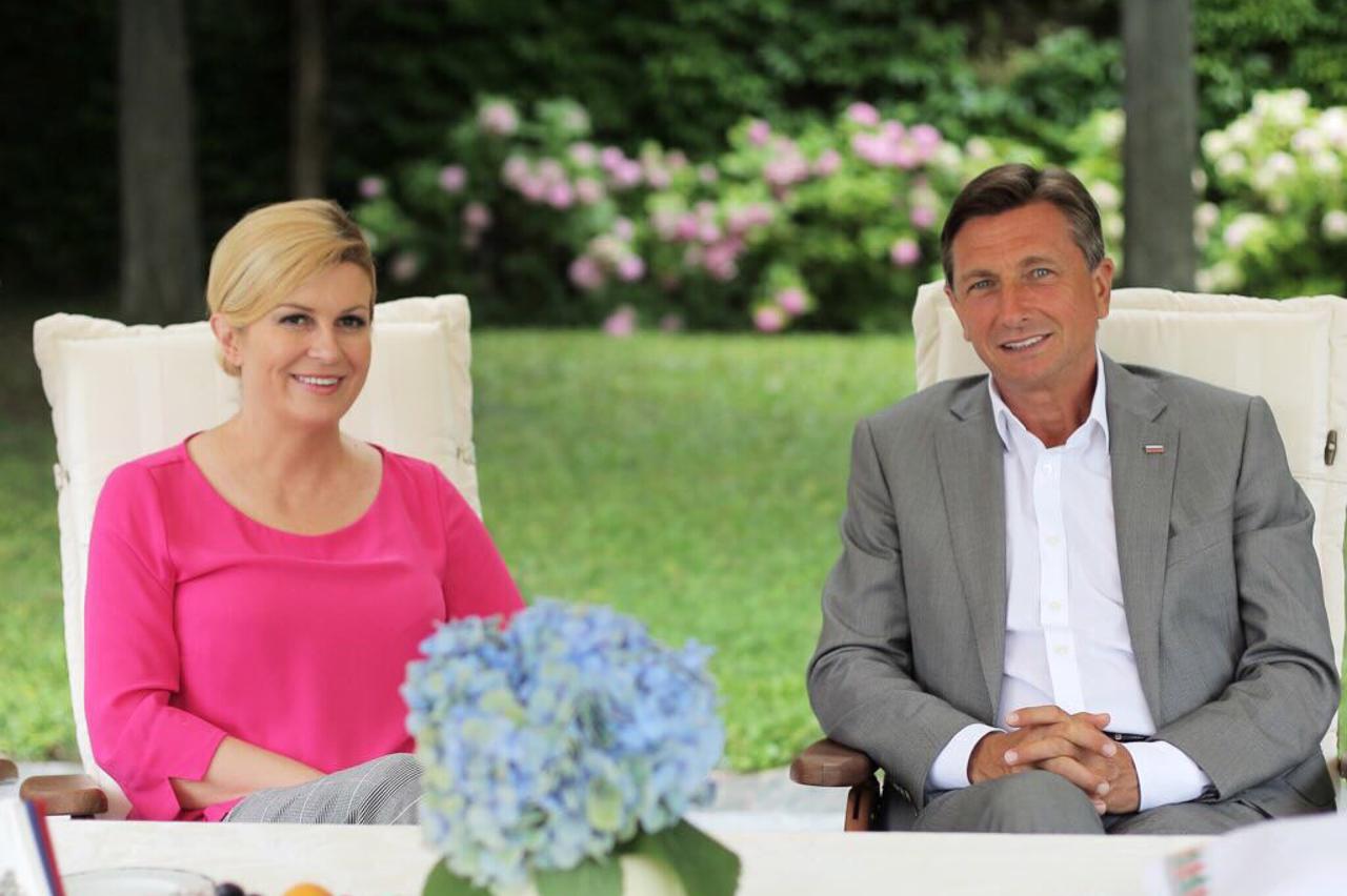 Kolinda Grabar-Kitarović i Borut Pahor