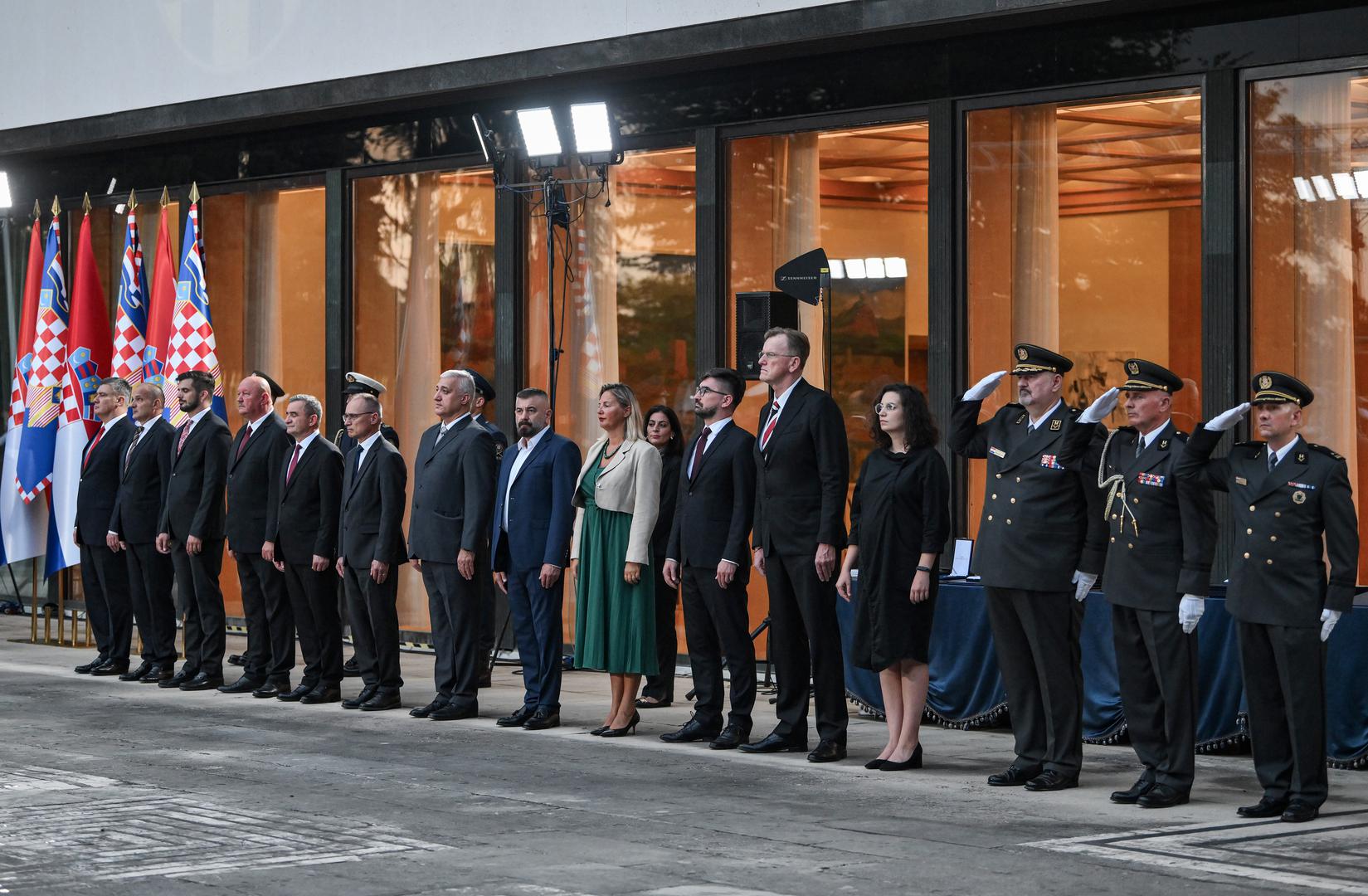 02.08.2024., Zagreb - Predsjednik Republike i vrhovni zapovjednik Oruzanih snaga Republike Hrvatske Zoran Milanovic upriicio je  svecani prijem povodom obiljezavanja Dana pobjede i domovinske zahvalnosti i Dana hrvatskih branitelja te 29. obljetnice VRO Oluja.  Photo: Josip Regovic/PIXSELL