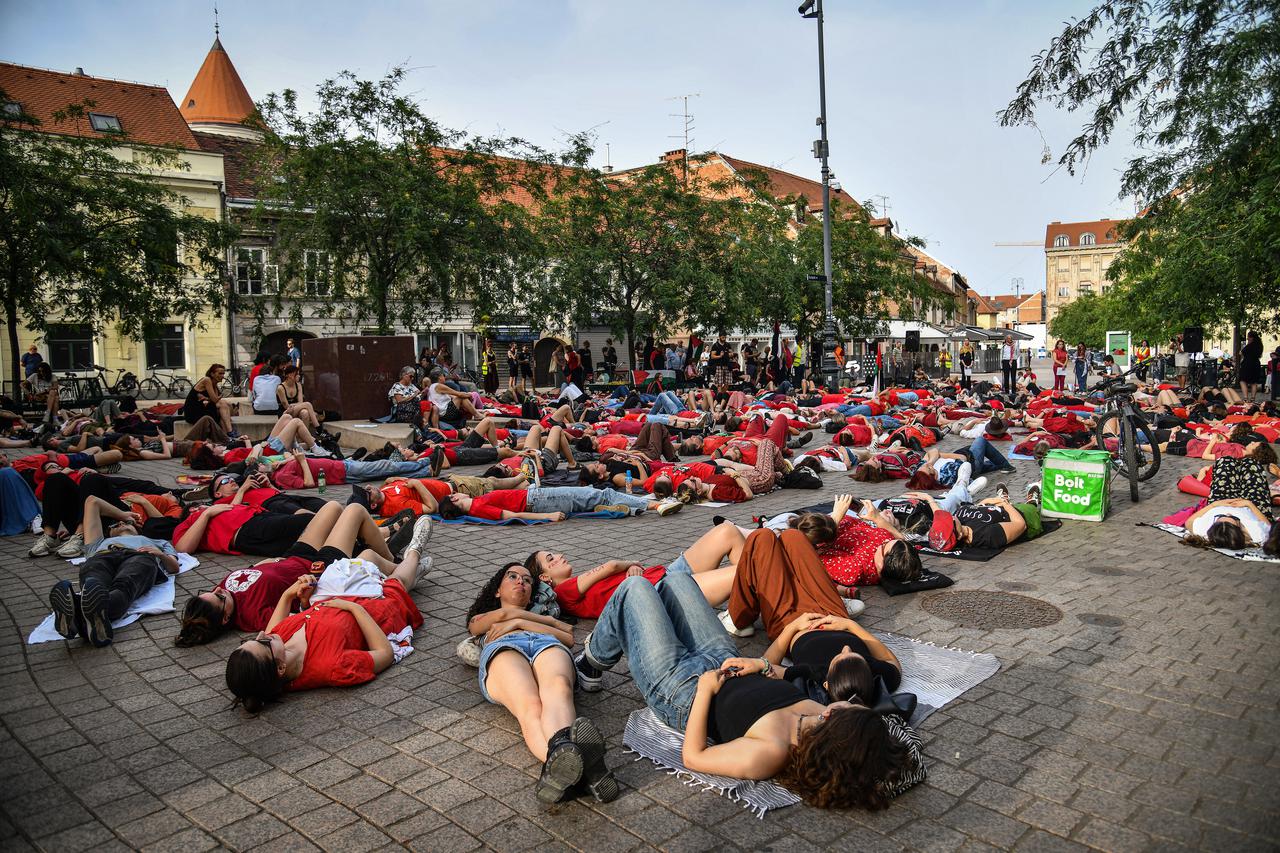 Zagreb: Prosvjedna akcija Inicijative ze slobodnu Palestinu