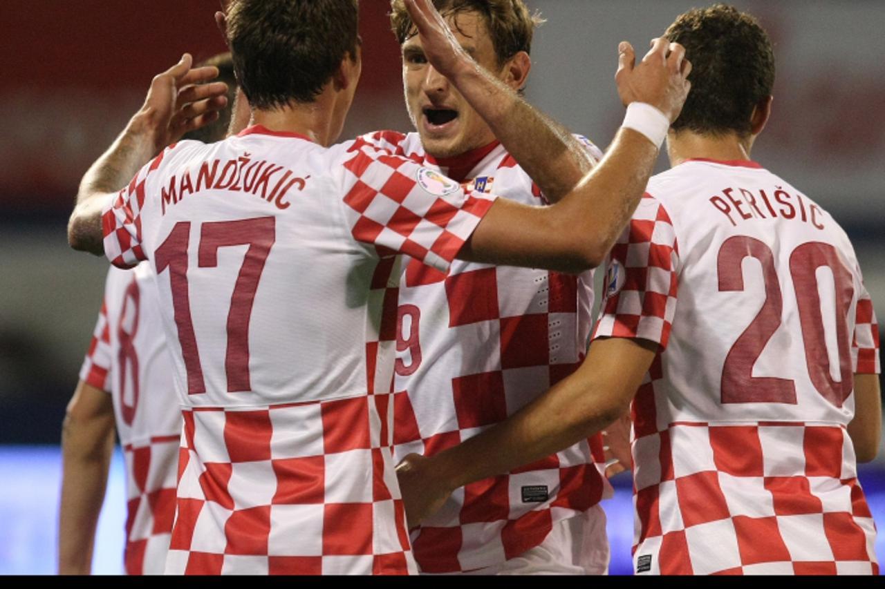 '07.09.2012., Stadion Maksimir, Zagreb - Kvalifikacije za svjetsko prvenstvo 2014., Hrvatska - Makedonija. Nikica Jelavic. Photo: Marko Prpic/PIXSELL'