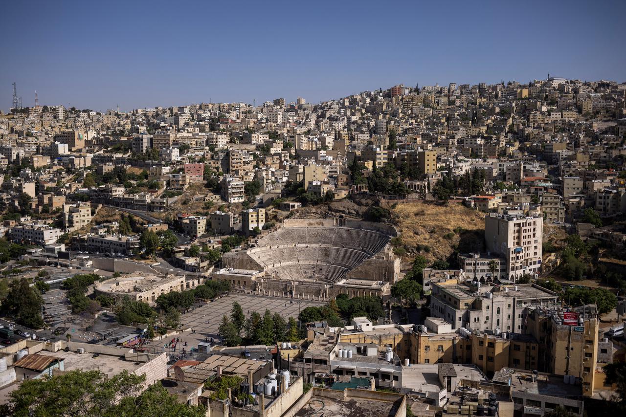 A view of the Roman Theatre in Amman