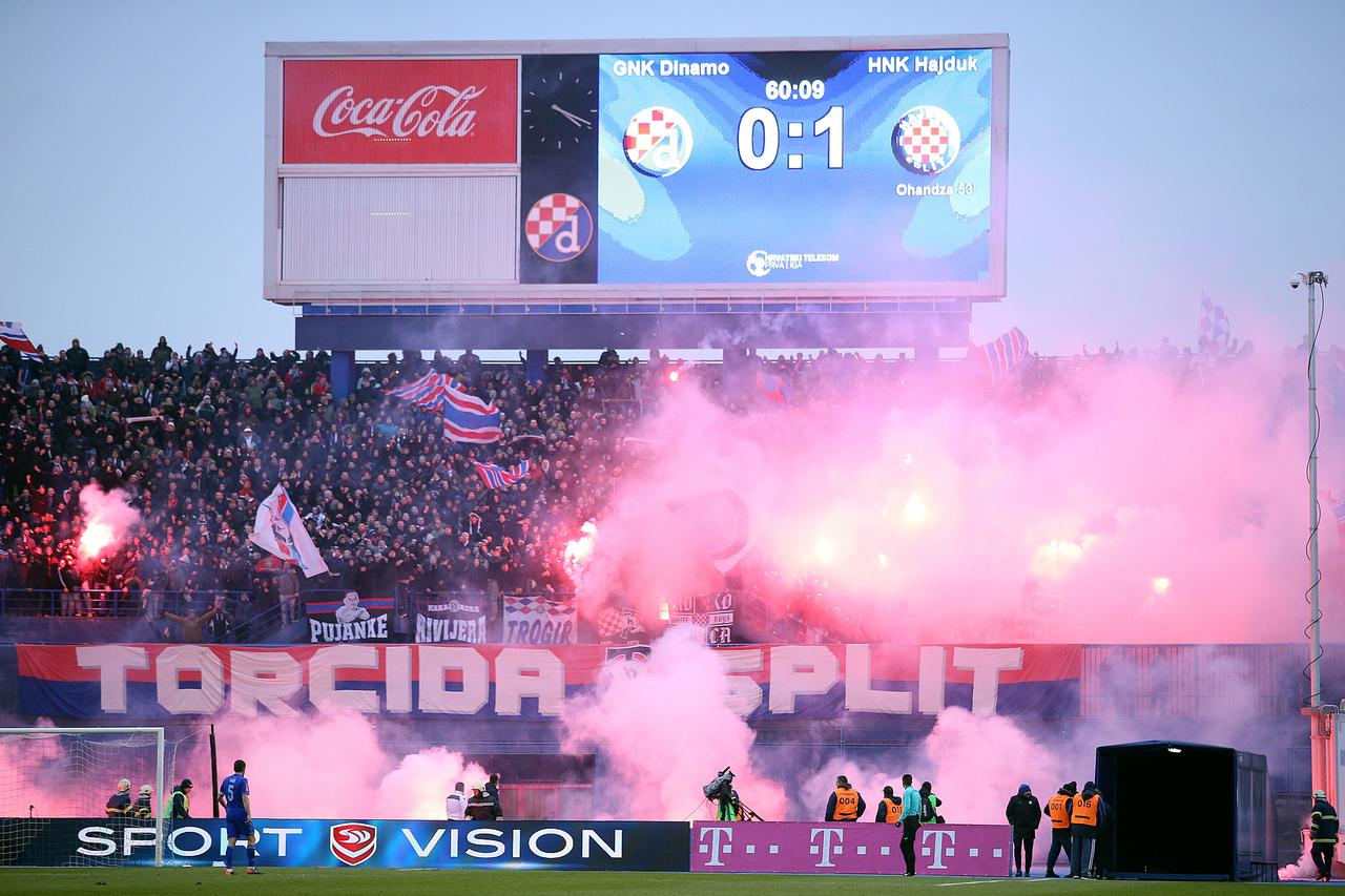 Dinamo Hajduk HNL navijači