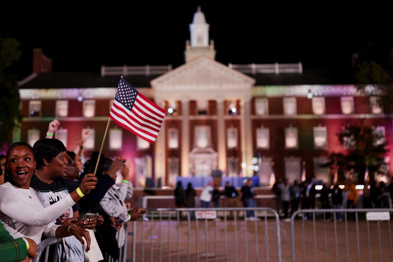 2024 U.S. Presidential Election Night, at Howard University, in Washington