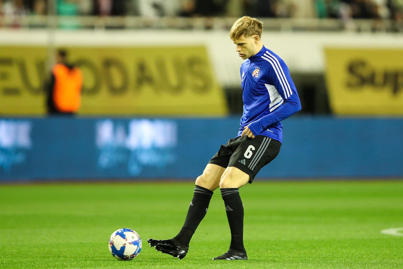 30.03.2024., Split, stadion Poljud - SuperSport HNL, 28. kolo, HNK Hajduk - GNK Dinamo. Maxime Bernauer Photo: Sime Zelic/PIXSELL