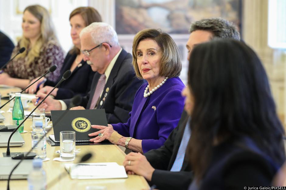 Zagreb: Andrej Plenković sastao se s Nancy Pelosi