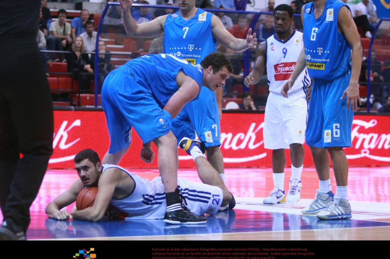 '29.09.2012., Zagreb - Kosarkaska utakmica 1. kola ABA lige, KK Cibona - KK MZT Skopje. Photo: Borna Filic/PIXSELL'