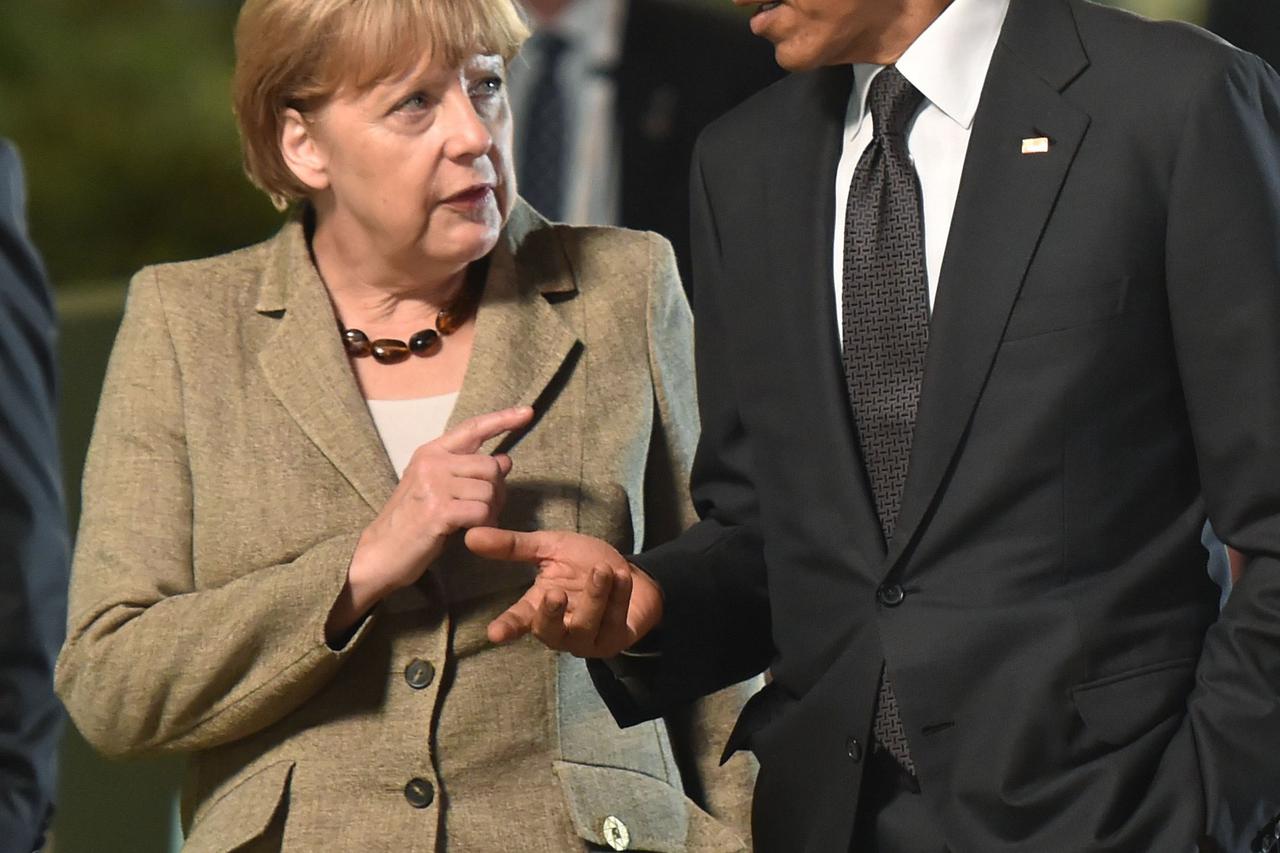 angela merkel barack obama