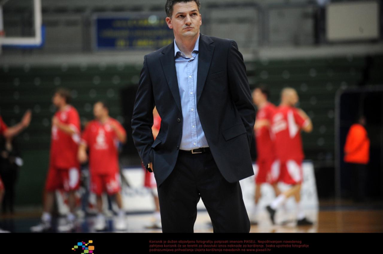 '03.04.2011., Kosarkaski centar Drazen Petrovic, Savska 30, Zagreb  - Liga za prvaka, 3. kolo, Cibona - Cedevita. Josip Vrankovic.  Photo: Daniel Kasap/PIXSELL'