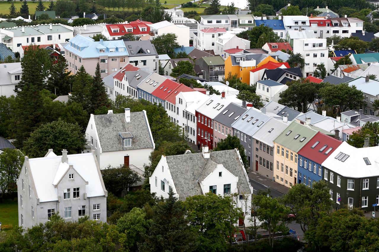 FILE PHOTO: A view of Reykjavik, seen from Hallgrimskirkja church