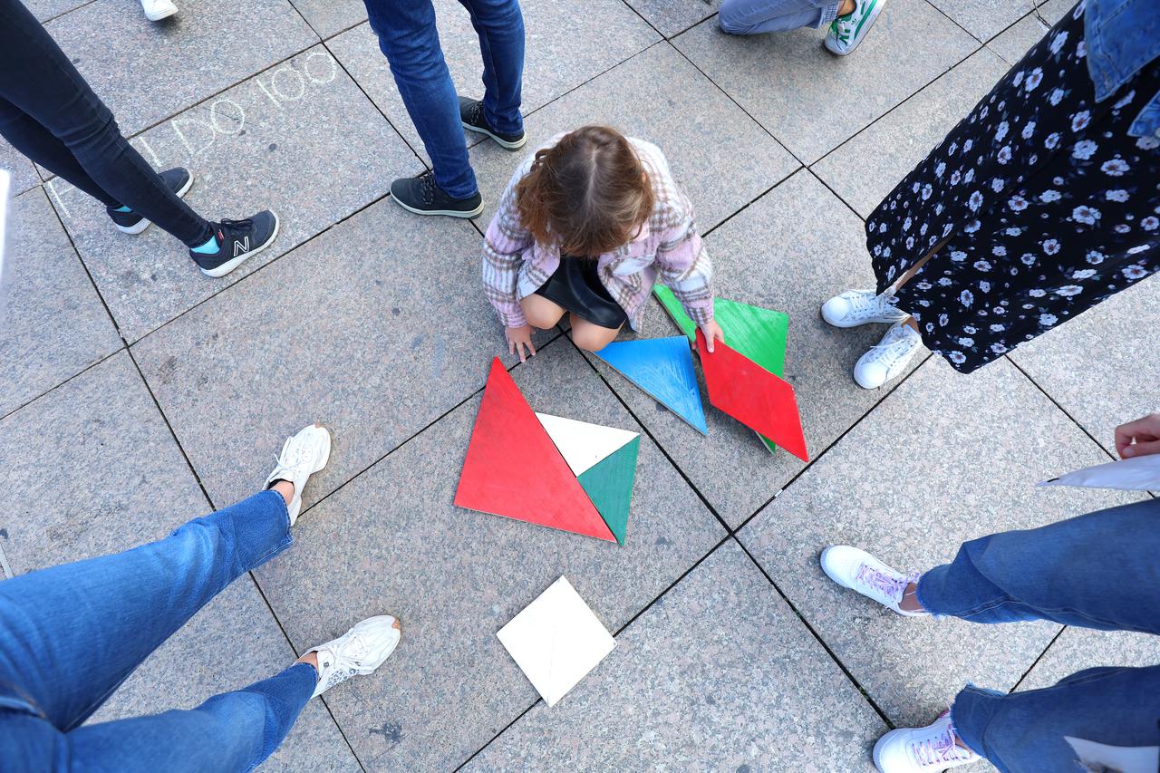 Zagreb: U središtu grada održan Matematički ulični festival