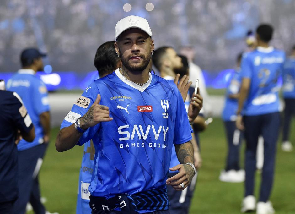 Saudi Pro League - Al Hilal celebrate winning the Saudi Pro League