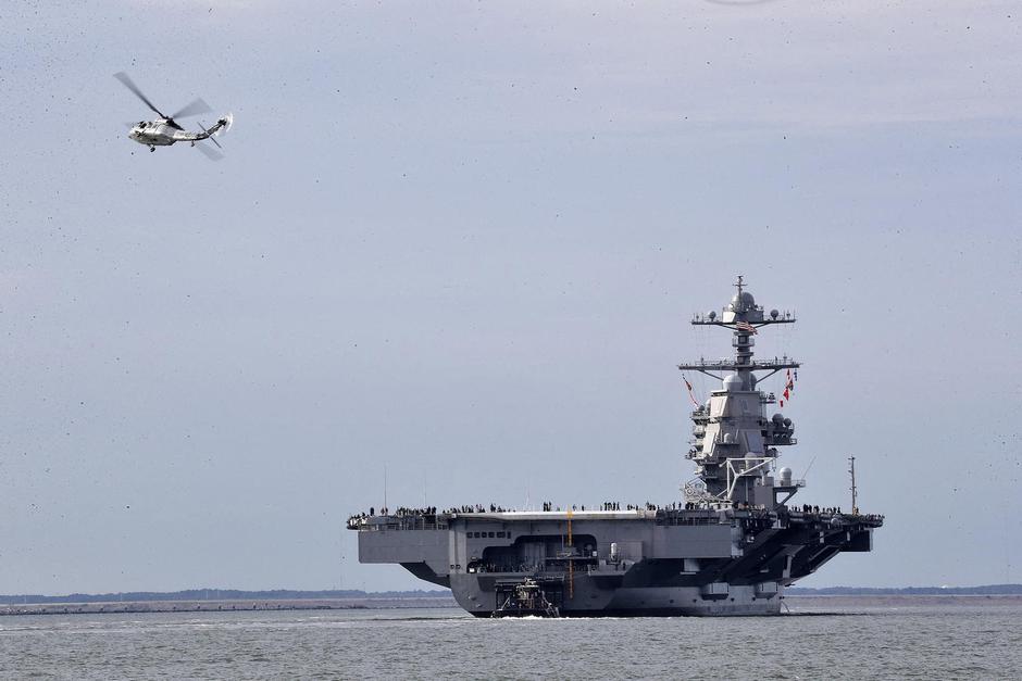 US Navy's Latest Aircraft Carrier Deploys For First Time