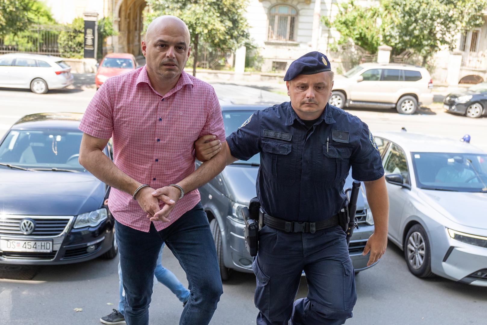 12.07.2022., Osijek - Osumnjiceni za mito i korupciju iz Pozege privedeni su na Zupanijski sud u Osijeku. Photo: Davor Javorovic/PIXSELL