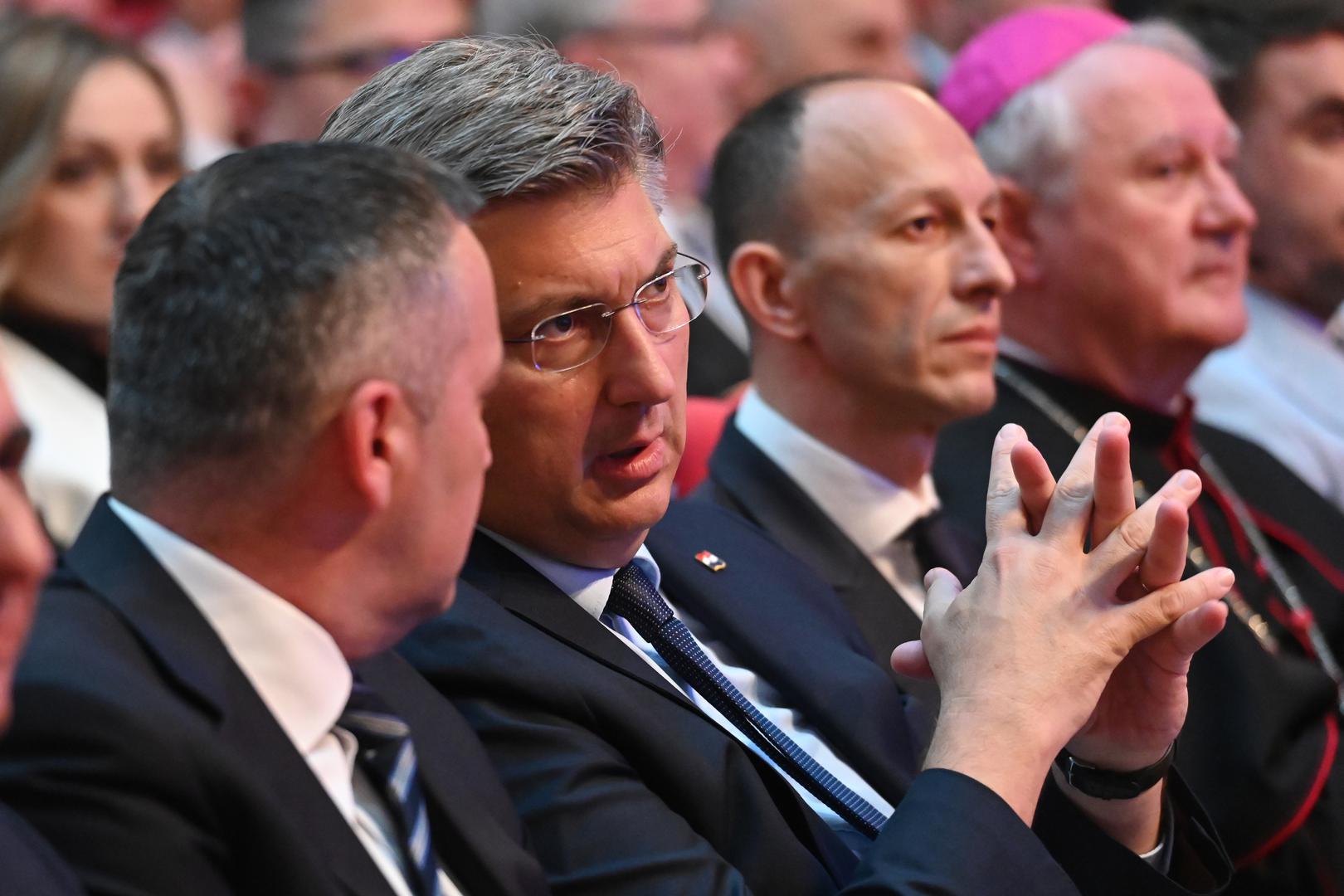 23.05.2023., Gospic
- Premijer Andrej Plenkovic nazocio je svecanoj sjednici povodom 200. obljetnice  rodjenja Ante Starcevica i Dana Zupanije Licko senjske. 
 Photo: Dino Stanin/PIXSELL