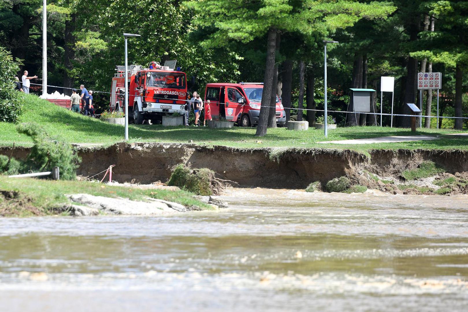 07.08.2023., Soderica- Jezero Soderica uslijed poplave potpuno je unisteno. Photo: Vjeran Zganec Rogulja/PIXSELL