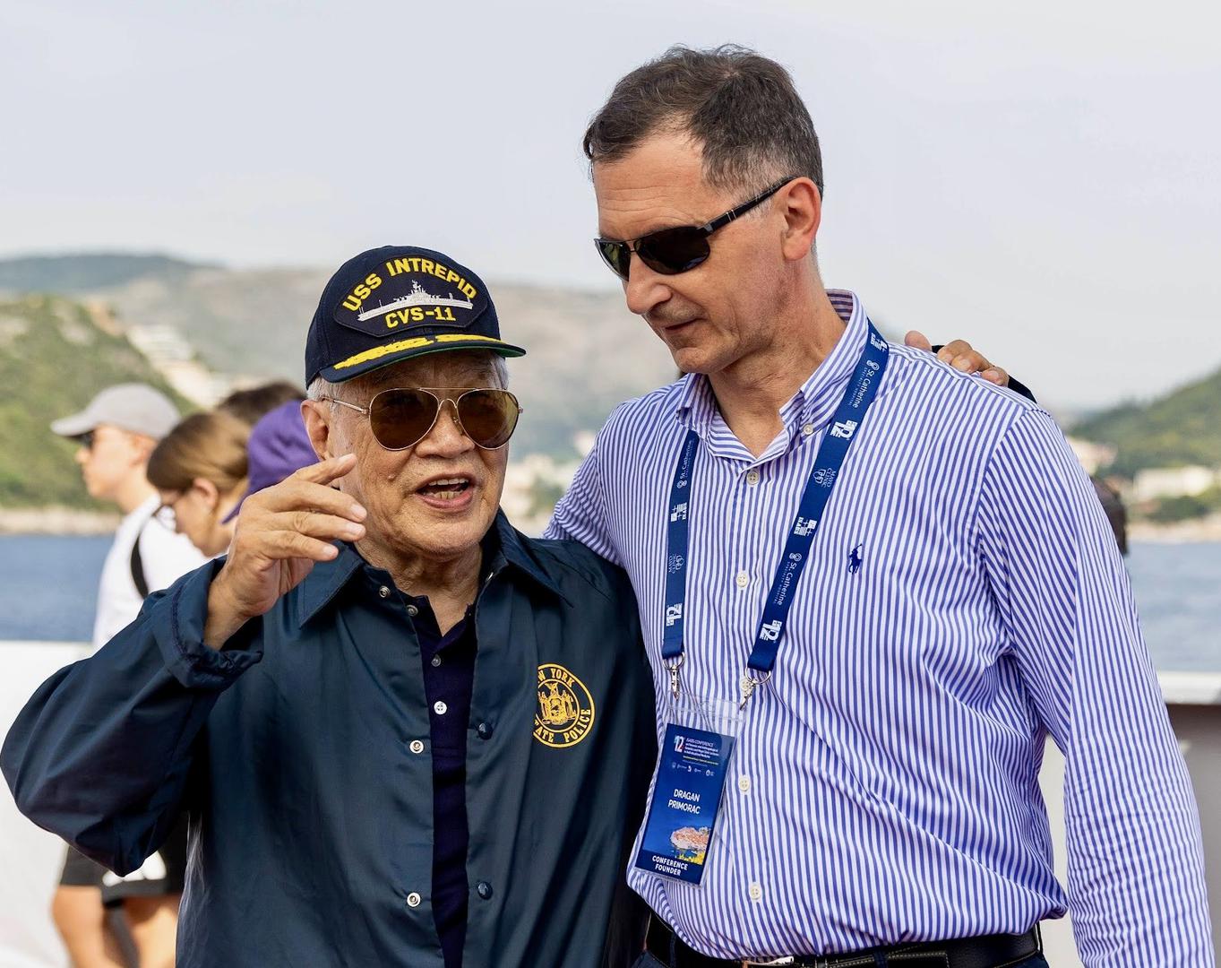 S vodećim svjetskim forenzičarem prof. Henryjem Leejem u Dubrovniku, 2022.