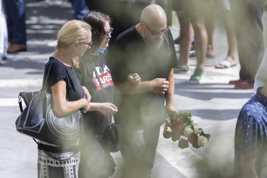 Split: Posljednji ispraćaj novinara Vladimira Matijanića na groblju Lovrinac